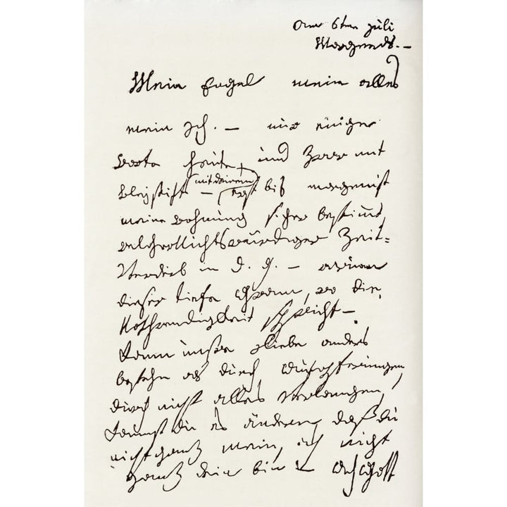 Letter From Ludwig Van Beethoven To The Immortal Beloved Now Widely Believed To Image 1