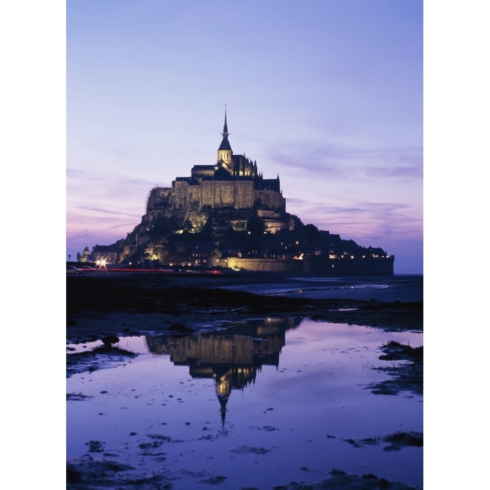 Mance Mont St Michel Brittany France. Poster Print Image 1