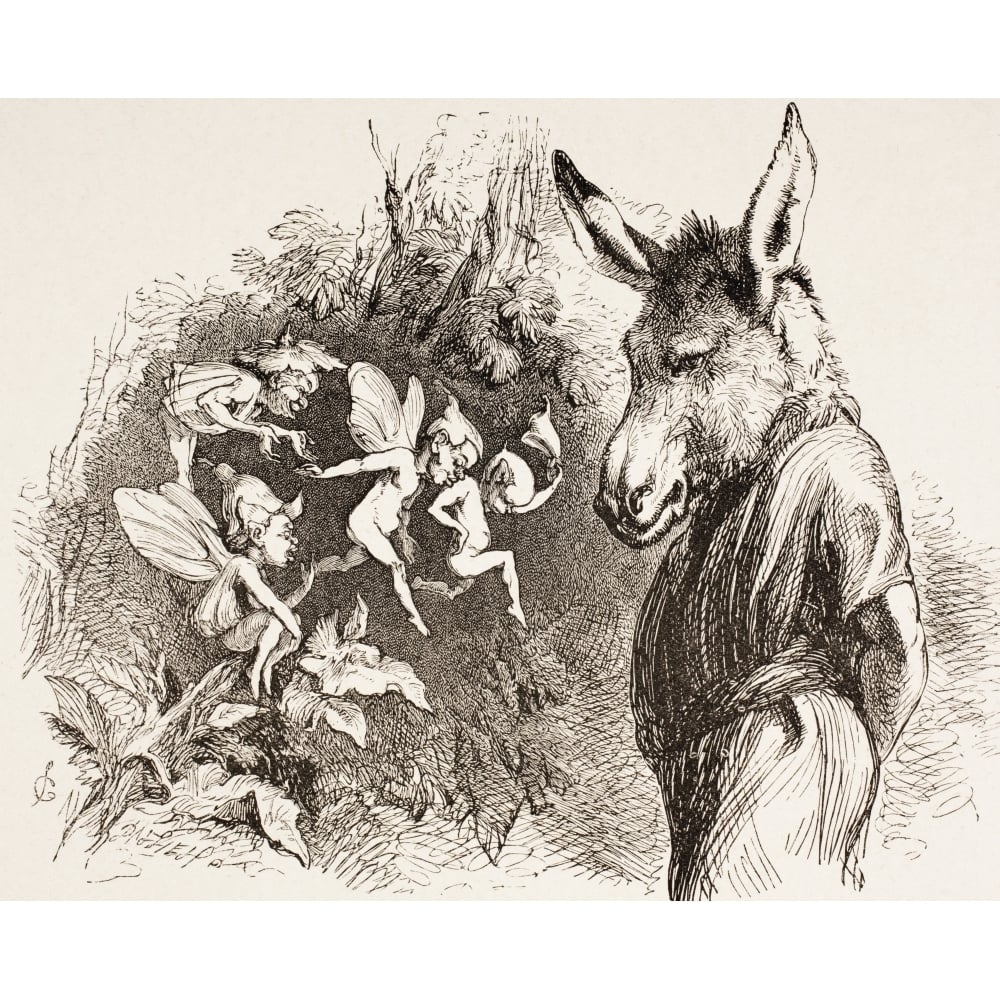 Illustration By Sirjohn Gilbert For William Shakespeares Midsummer Nights Dream From The Illustrated Library Shakspea Image 1