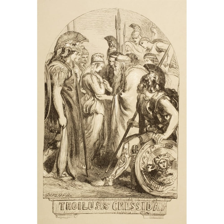 Illustration For Troilus and Cressida By William Shakespeare From The Illustrated Library Shakspeare Published London 18 Image 1