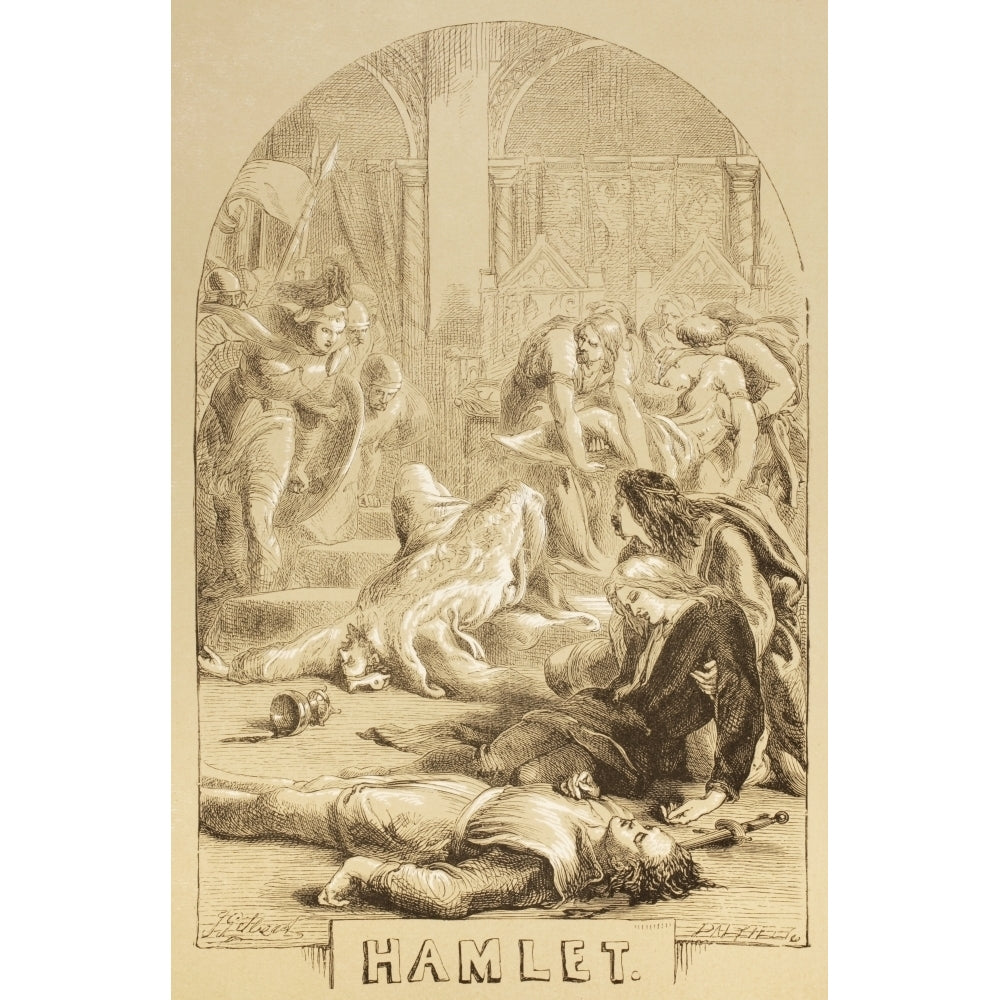 Illustration By Sir John Gilbert For Hamlet By William Shakespeare. From The Image 2