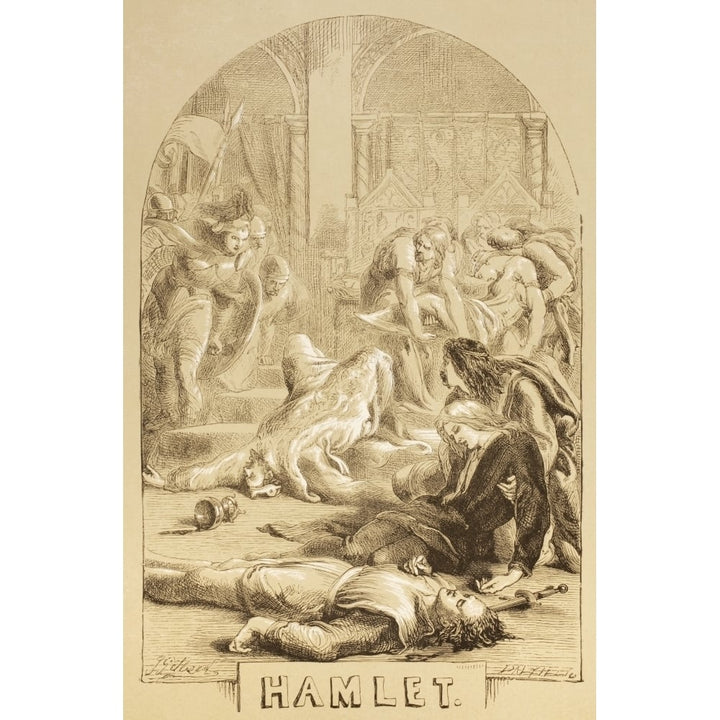 Illustration By Sir John Gilbert For Hamlet By William Shakespeare. From The Image 1