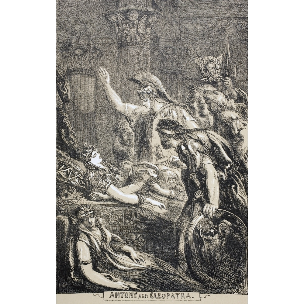 Illustration For Antony And Cleopatra By William Shakespeare. From The Image 1