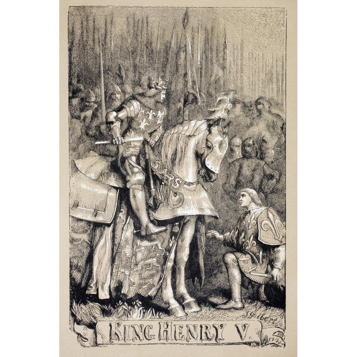 Illustration By Sir John Gilbert For King Henry V By William Shakespeare From The Illustrated Library Shakspeare Publi 1 Image 1