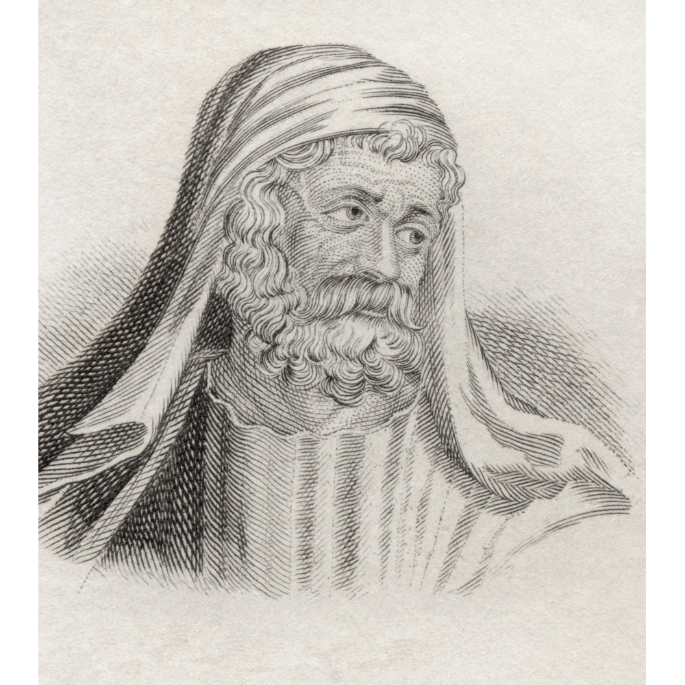 John Vi Kantakouzenos 1292 To 1383. Byzantine Emperor. From Crabbes Historical Dictionary Published 1825. Image 1