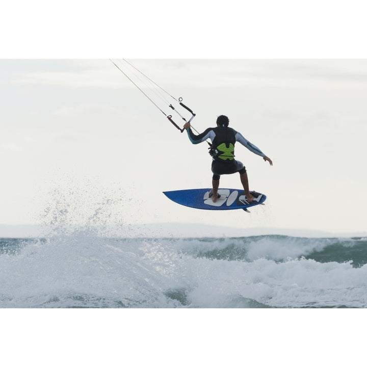 Wakeboarding; Dos Mares Beach Tarifa Spain Poster Print Image 2