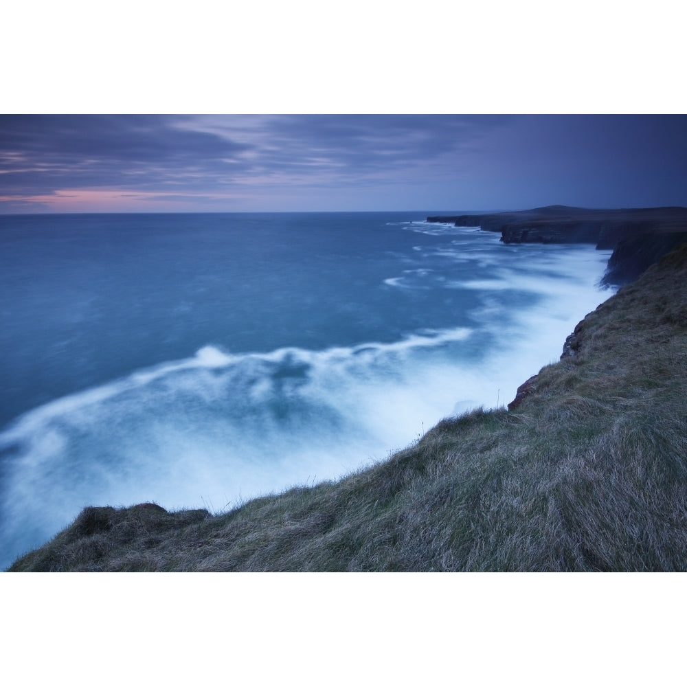 Cliffs And Coastline Of Loop Head; County Clare Ireland Poster Print Image 2