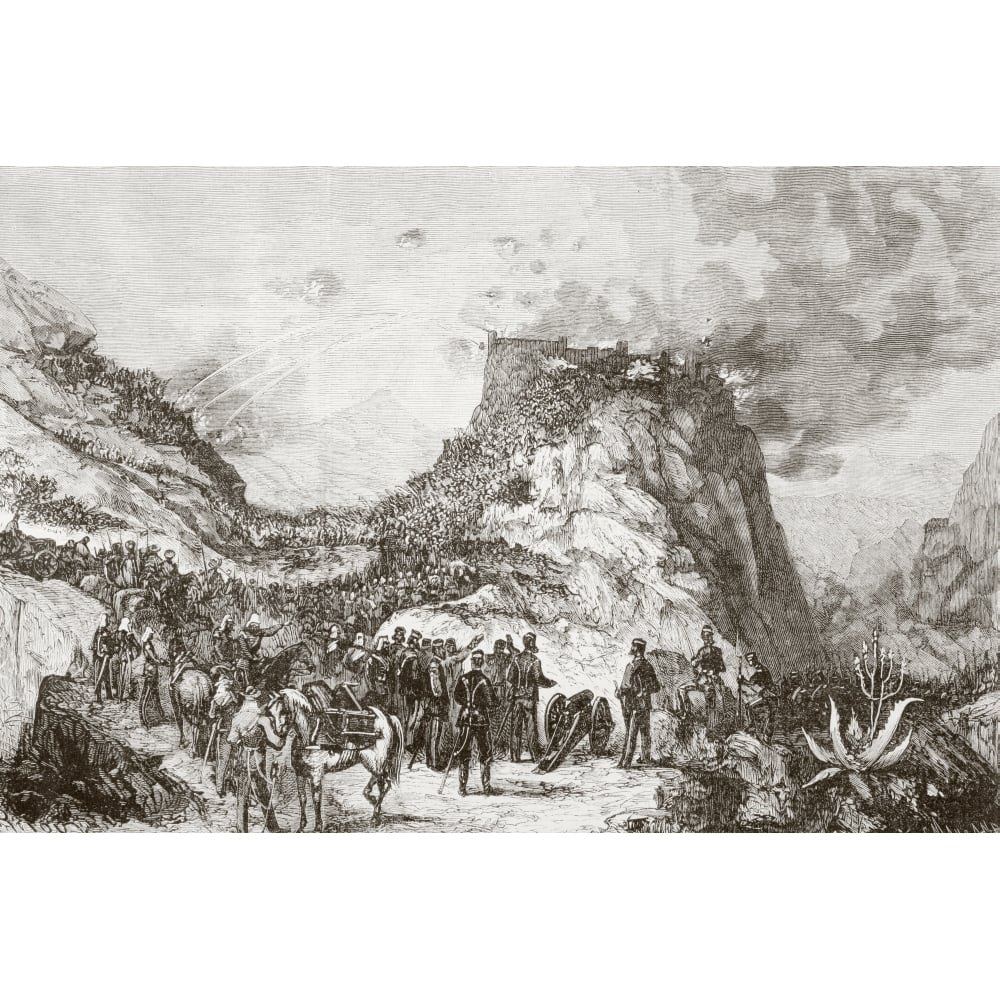 Capture Of The Abyssinian Fortress Of Magdala By The English Under Sir Robert Napier In April 1868 During The Expedition Image 1