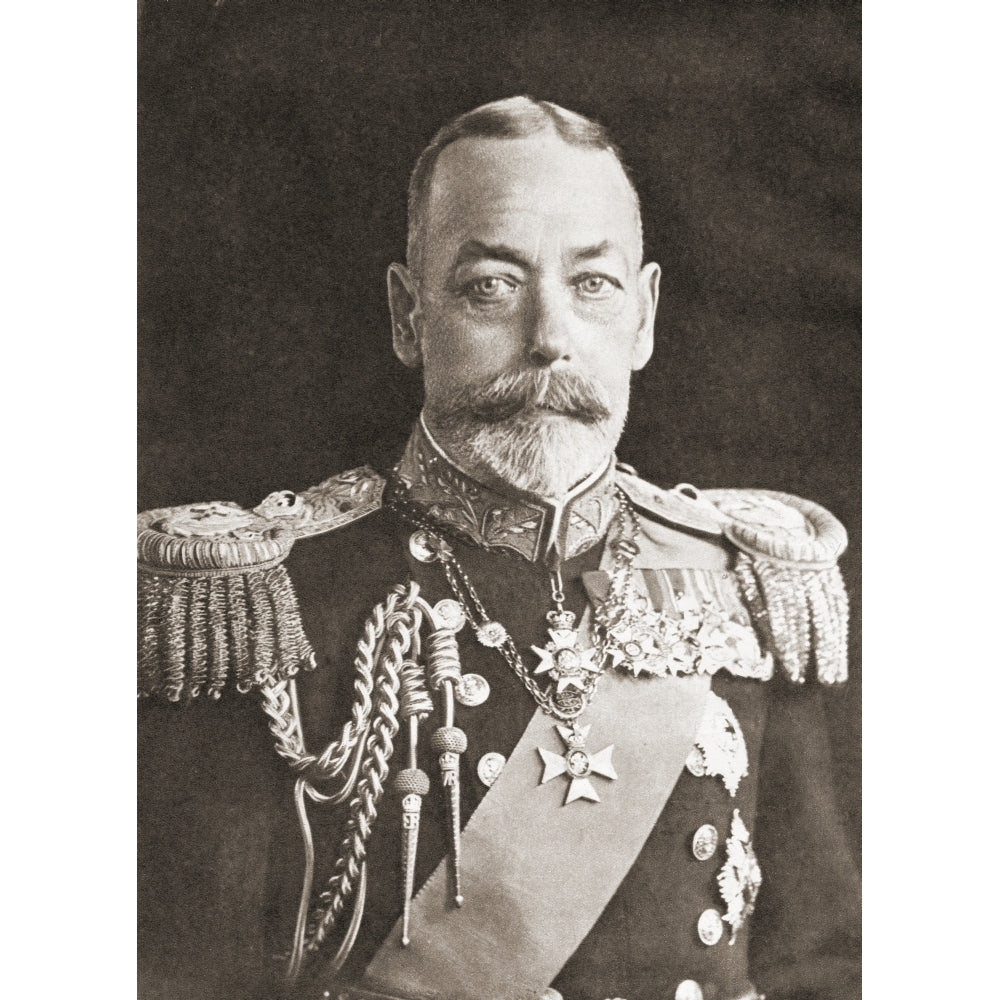 King George V. George Frederick Ernest Albert 1865 Poster Print Image 1