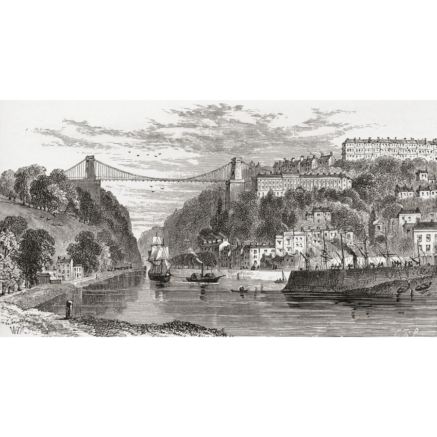 The Clifton Suspension Bridge Spanning The Avon Gorge Bristol England In The Image 1