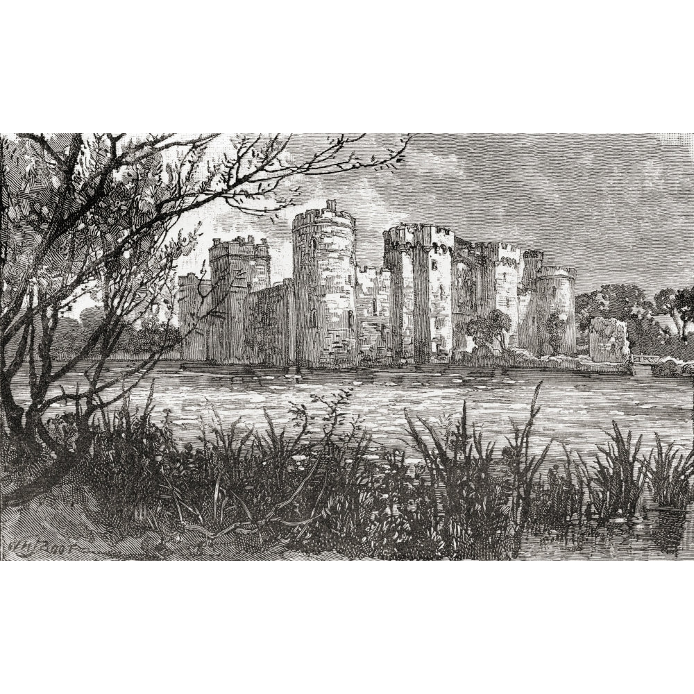 Bodiam Castle Near Robertsbridge East Sussex England In The Late 19Th Image 1