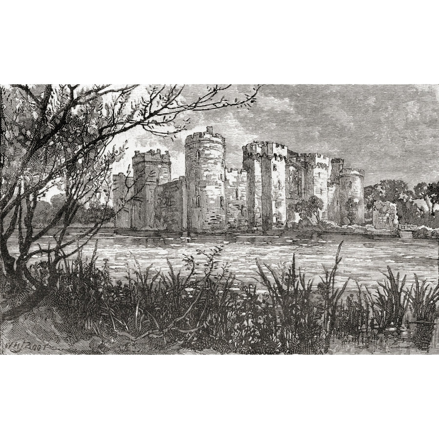 Bodiam Castle Near Robertsbridge East Sussex England In The Late 19Th Image 1