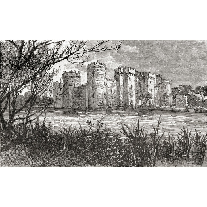 Bodiam Castle Near Robertsbridge East Sussex England In The Late 19Th Image 2