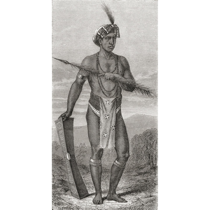 A Native Of Manado Celebes In The North Sulawesi Province Of Indonesia In The 19Th Century. From El Mundo En La Mano Image 1