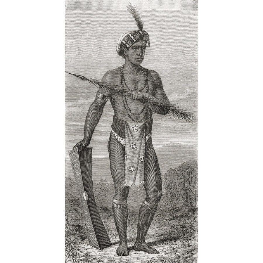 A Native Of Manado Celebes In The North Sulawesi Province Of Indonesia In The 19Th Century. From El Mundo En La Mano Image 1