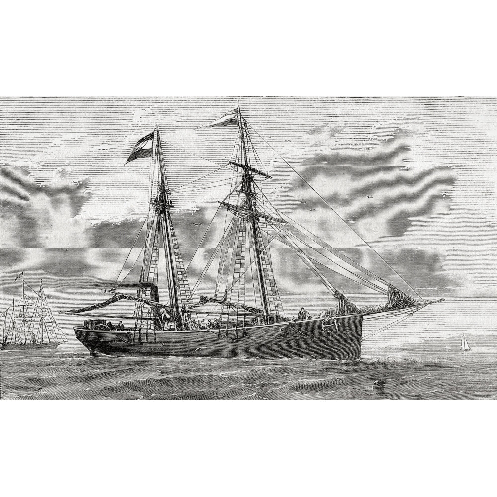 The Germania Part Of The Convoy Which Went On The Second German North Polar Expedition In 1869 From El Mundo En La Man 1 Image 1