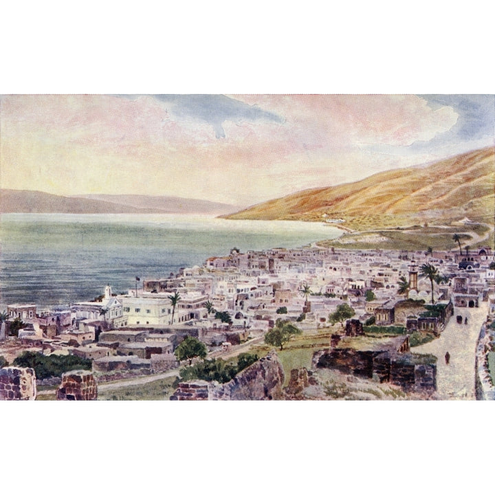 Tiberius And The Sea Of Galilee Israel Circa 1910. From A Book Of Modern Image 1