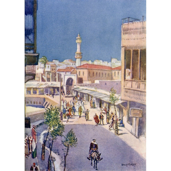 The Main Street Of Jaffa Palestine Circa 1910 From A Book Of Modern Palestine By Richard Penlake Published C1910 12 x 17 Image 1