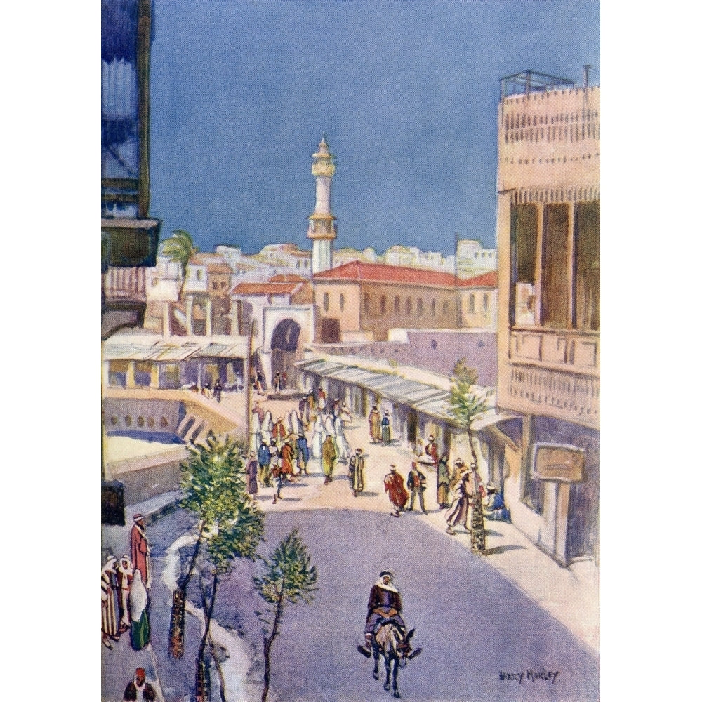 The Main Street Of Jaffa Palestine Circa 1910 From A Book Of Modern Palestine By Richard Penlake Published C1910 12 x 17 Image 2