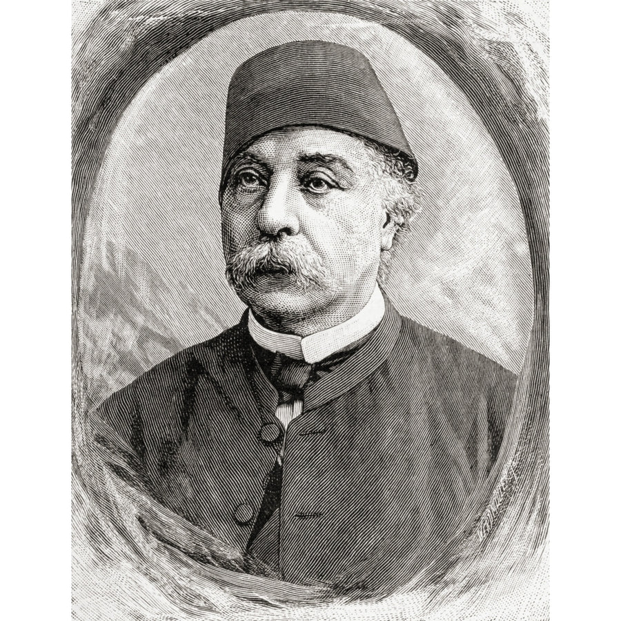 Nubar Pasha 1825 To 1899. Egyptian Politician And First Prime Minister Of Egypt. From In Darkest Africa By Henry M. Image 1