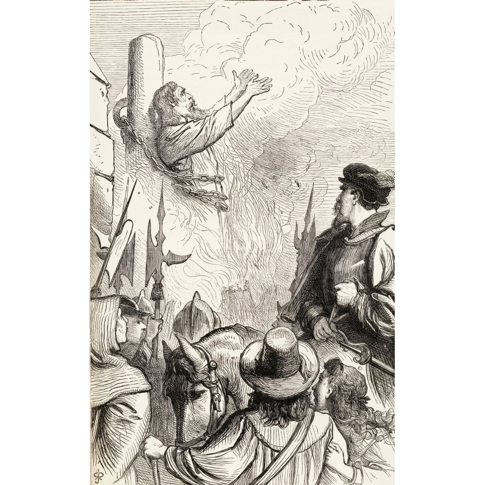 Thomas Hawkes 16Th Century Protestant Martyr Burned At The Stake During The Image 1