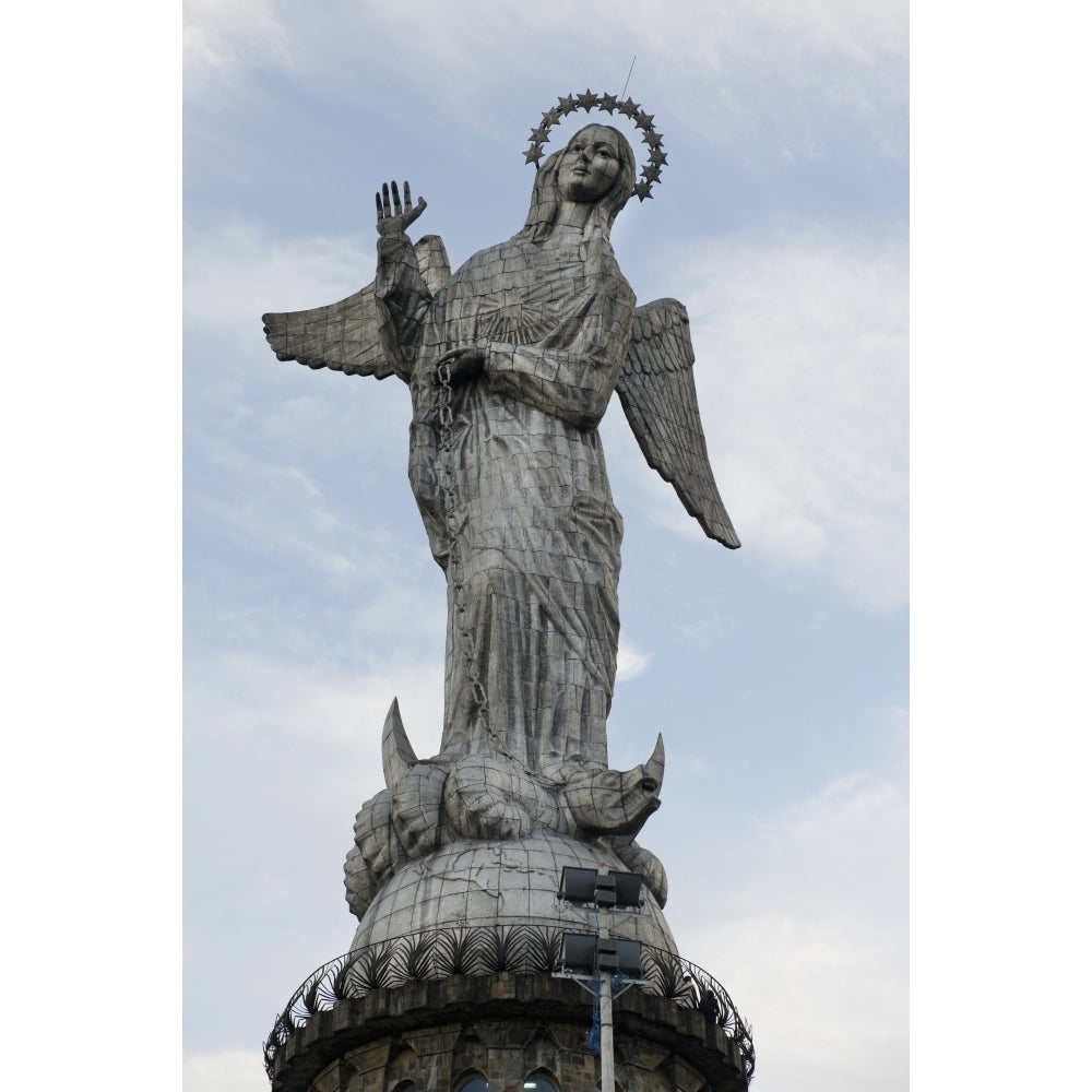 Virgin Of Quito Statue; Quito Equador Poster Print by Keith Levit / Design Pics Image 2