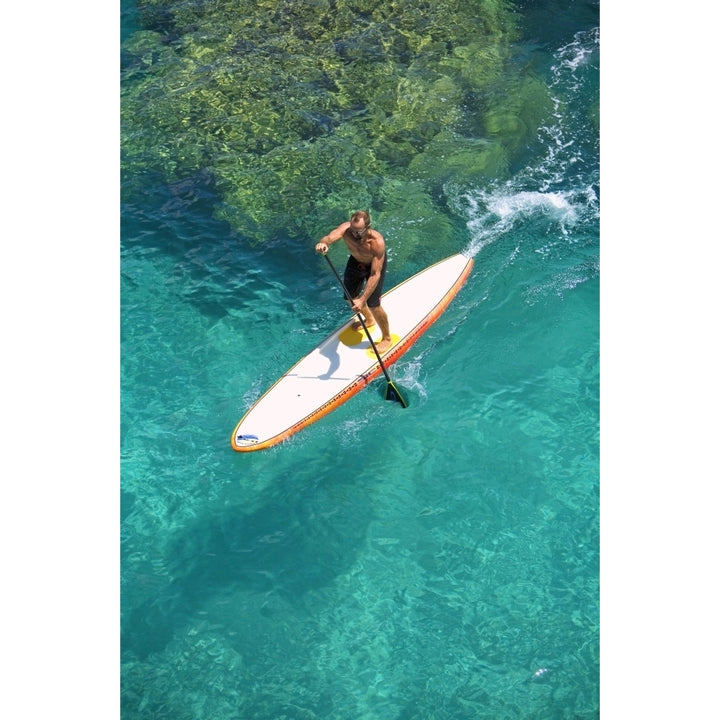 Hawaii Maui Olowalu Stand Up Paddling. Poster Print Image 1