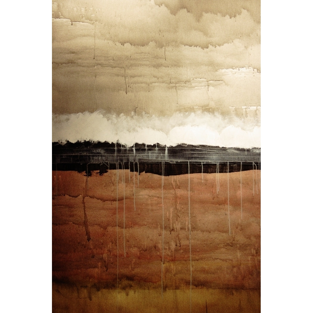 Dawn Abstract Painting In Brown And White . by TheProcess / Design Pics Image 1