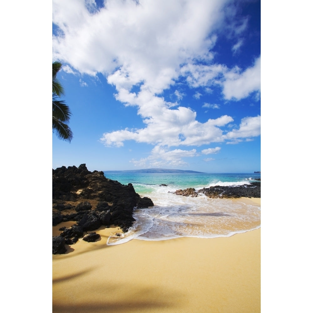 USA Hawaii Islands Maui Maui Wai Or Secret Beach; Makena Poster Print Image 1