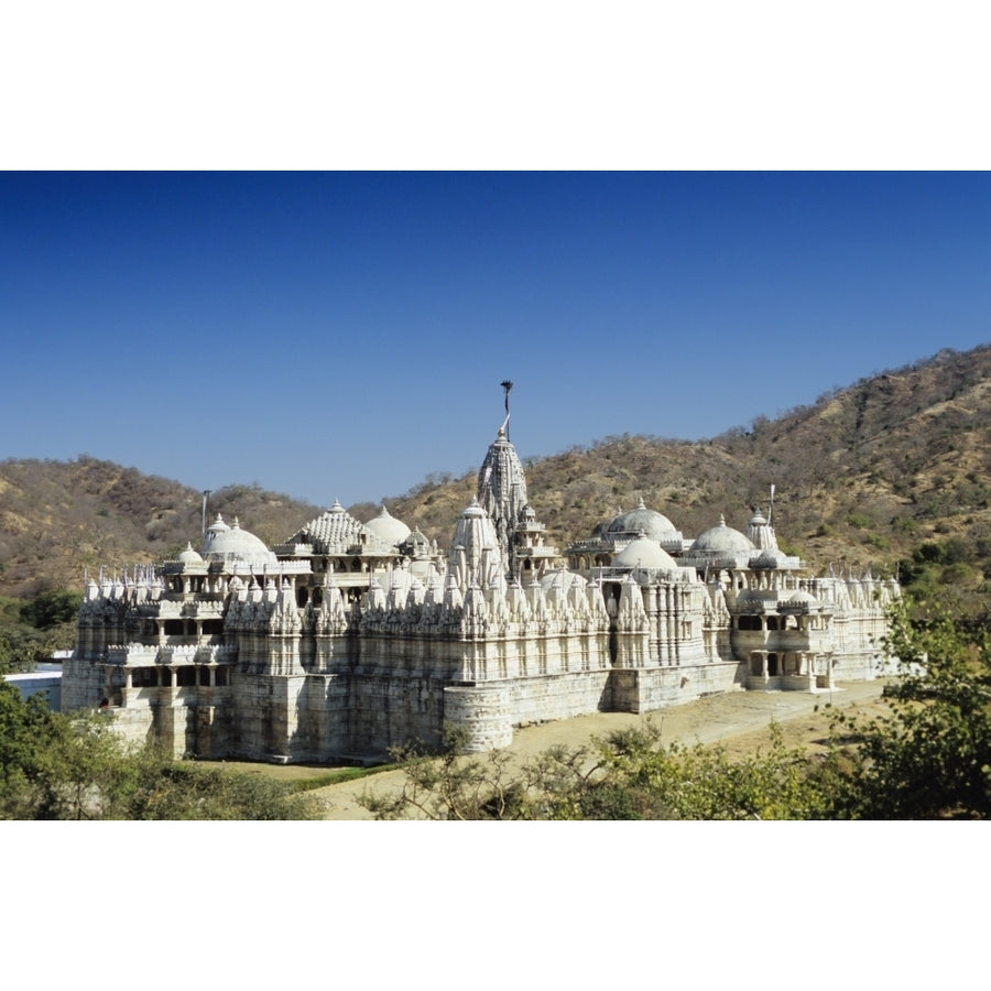 India Rajasthan Ranakpur The Jain Temple Of Ranakpur. Poster Print Image 1