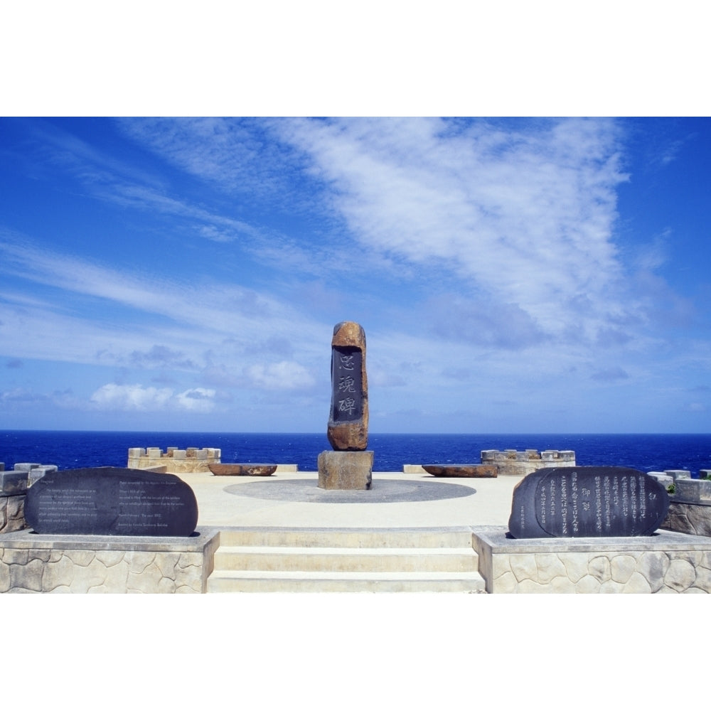 Micronesia Saipan Banzai Cliff World War Ii Memorial Erected By Kozuke Tomizawa Poster Print Image 1