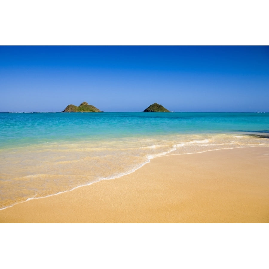 Hawaii Oahu Lanikai Beach Mokulua Islands Scenic Landscape On A Bright Day by Tomas del Amo / Design Pics Image 1