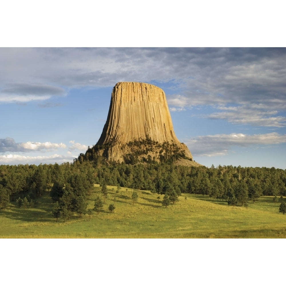 Devils Tower National Monument; Wyoming United States Of America Poster Print Image 1