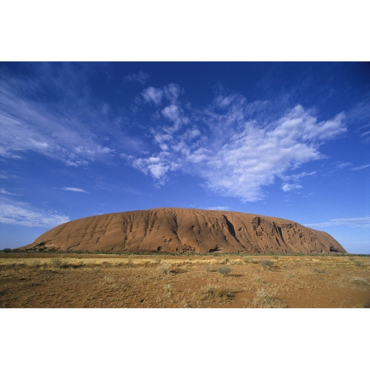 Australia Northern Territory Yulara Uluru-Kata Tjuta National Park Ayers Rock Dramatic Skies. Print Image 1