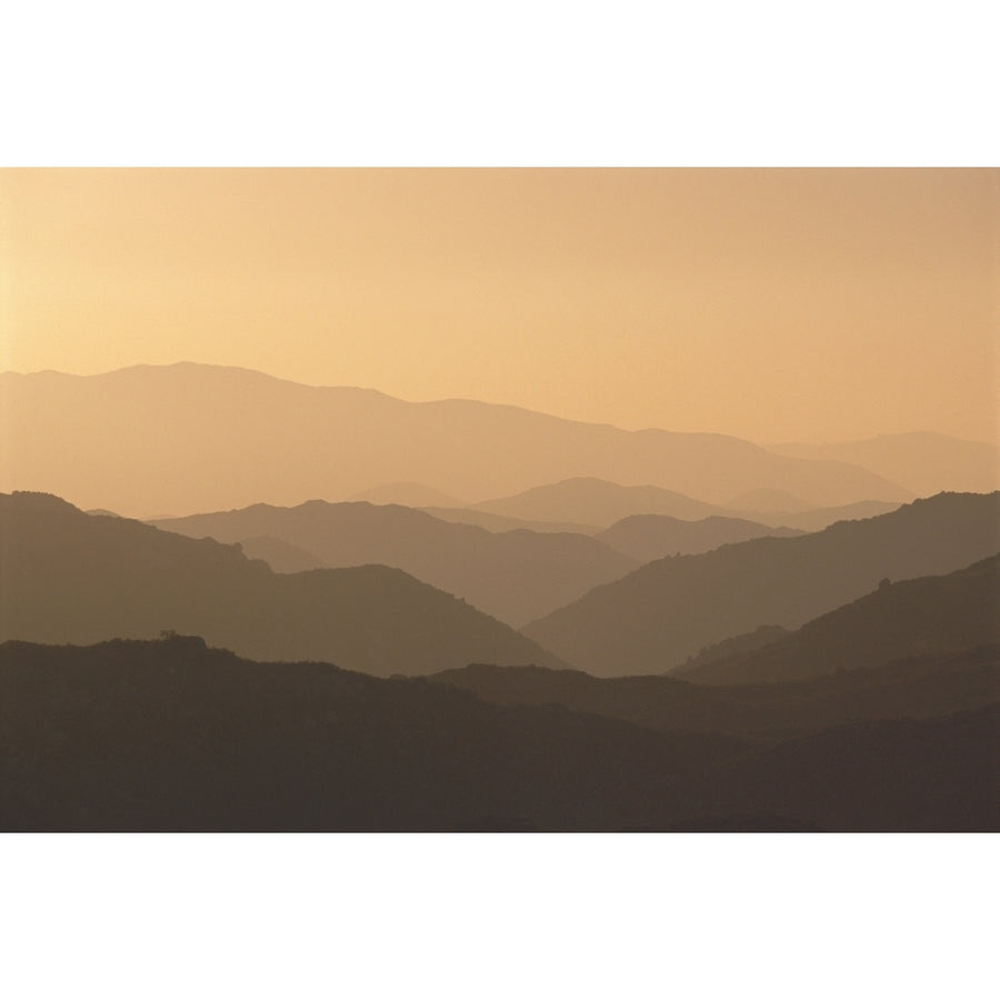 California Cleveland National Forest Cuyamaca Mountains View Of Sweetwater River Watershed Poster Print Image 1