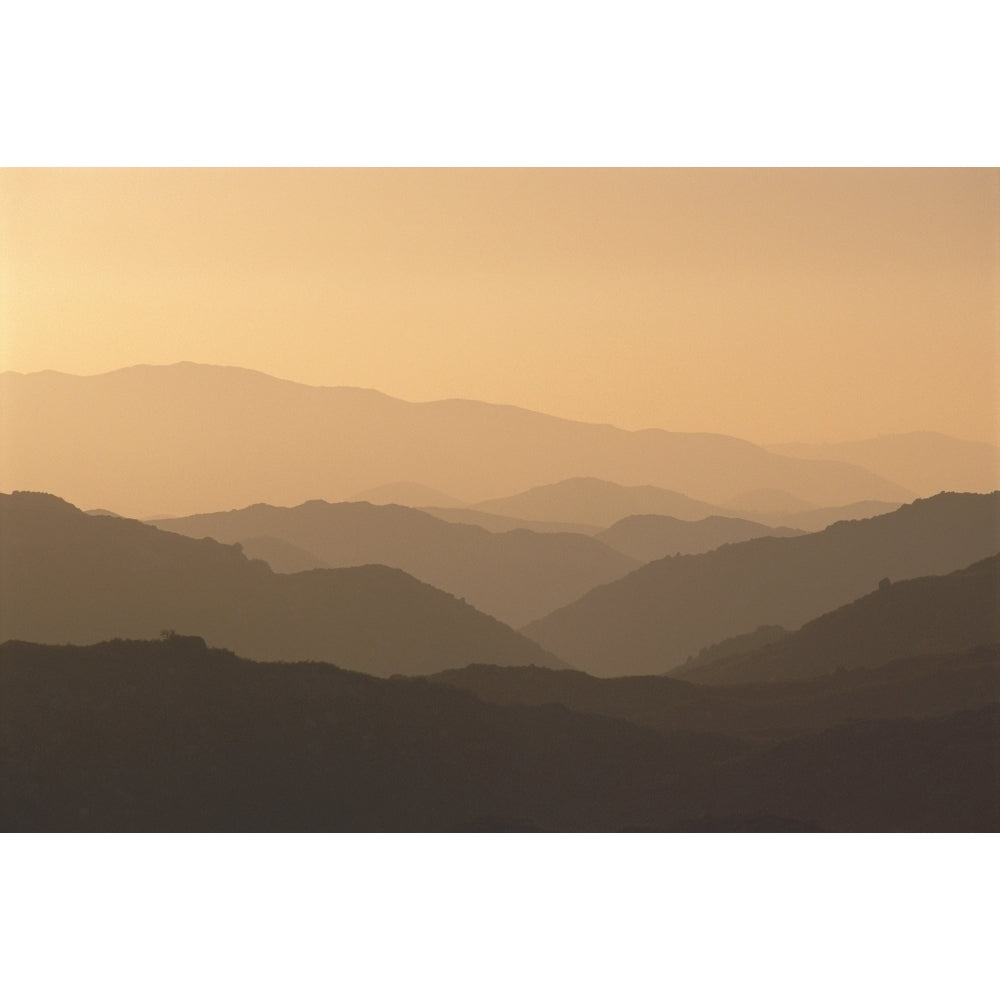 California Cleveland National Forest Cuyamaca Mountains View Of Sweetwater River Watershed Poster Print Image 2