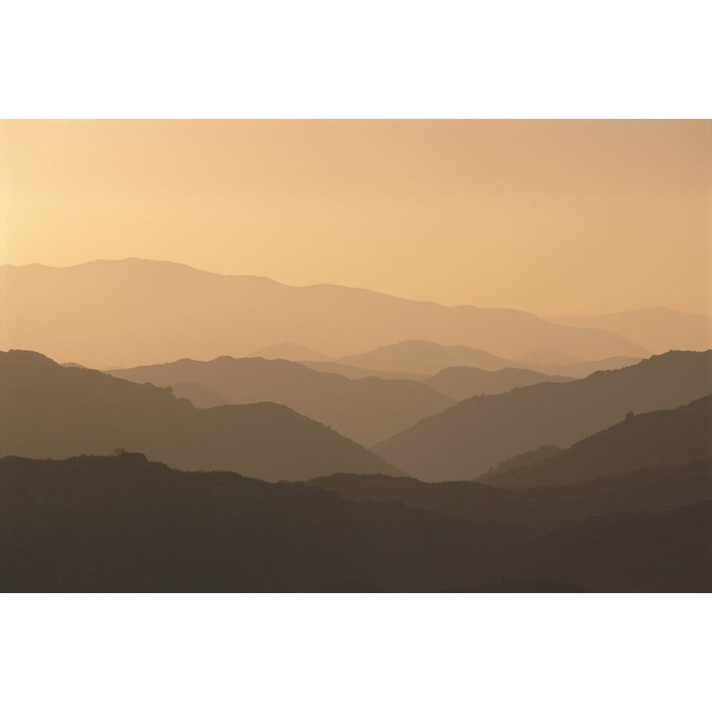 California Cleveland National Forest Cuyamaca Mountains View Of Sweetwater River Watershed Poster Print Image 1