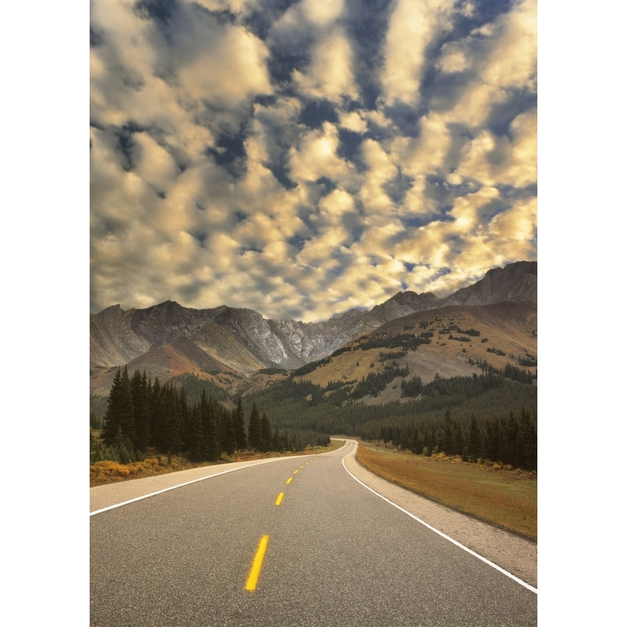 Fv3552 Natural Moments Photography; Road Through Mountains Poster Print Image 1