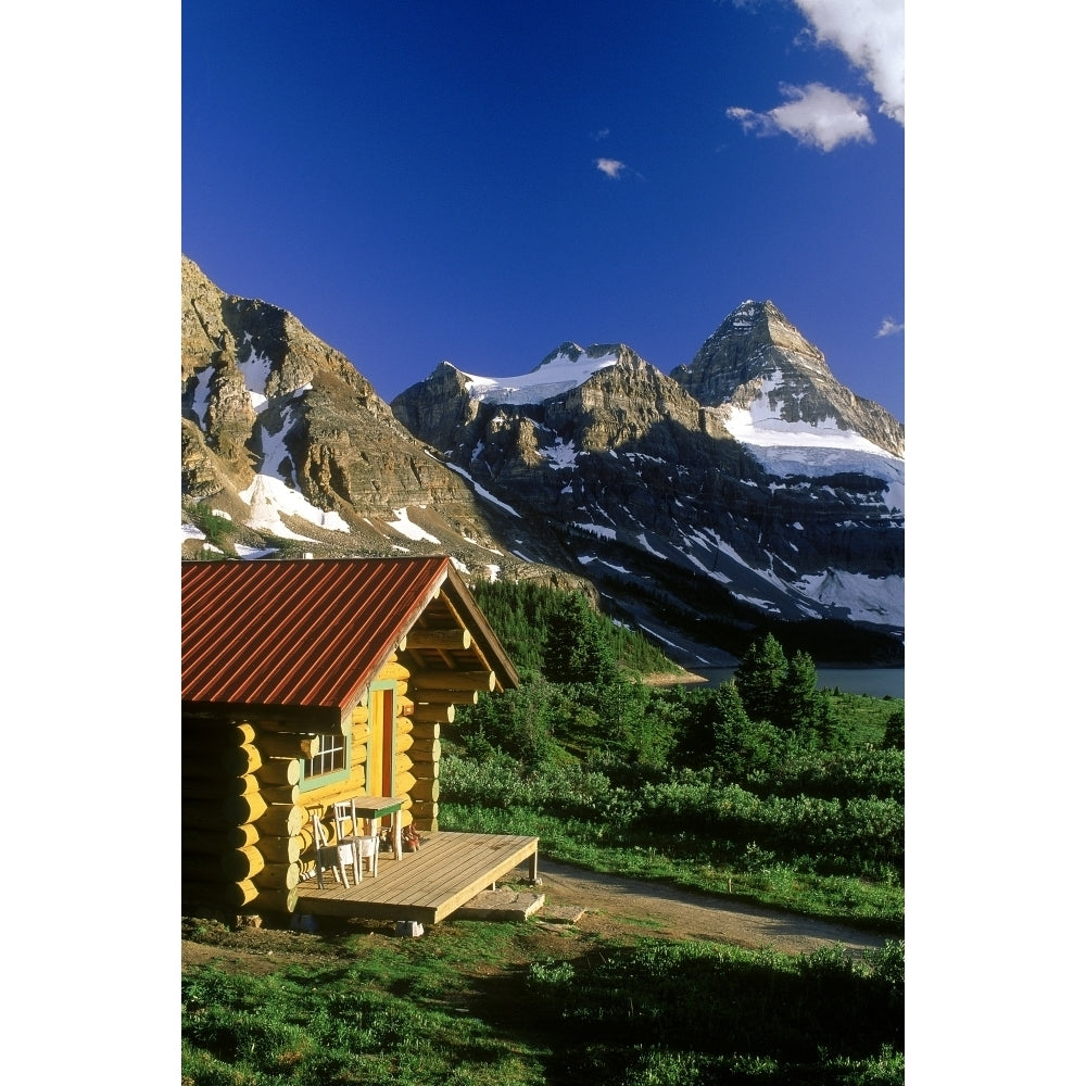 Cabin At Mt Assiniboine Lodge Mt Assiniboine Provincial Park British Columbia Canada Poster Print Image 2