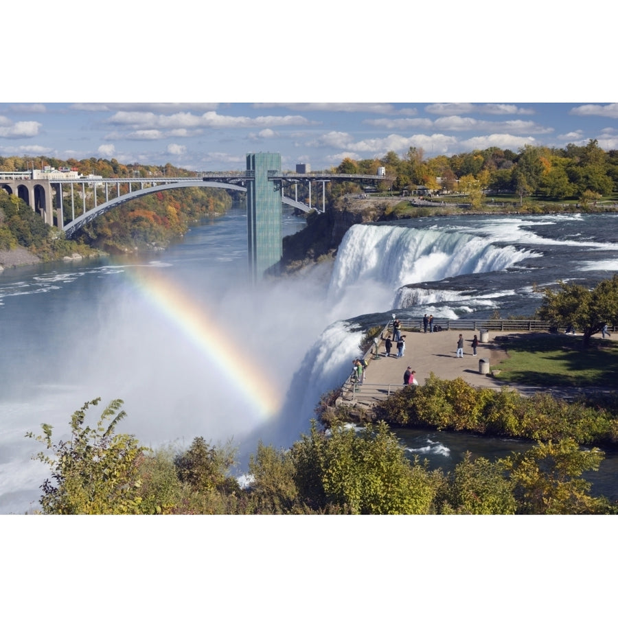 Luna Island Viewpoint Over The American Falls Niagara Falls State Park Niagara Falls Usa Poster Print Image 1