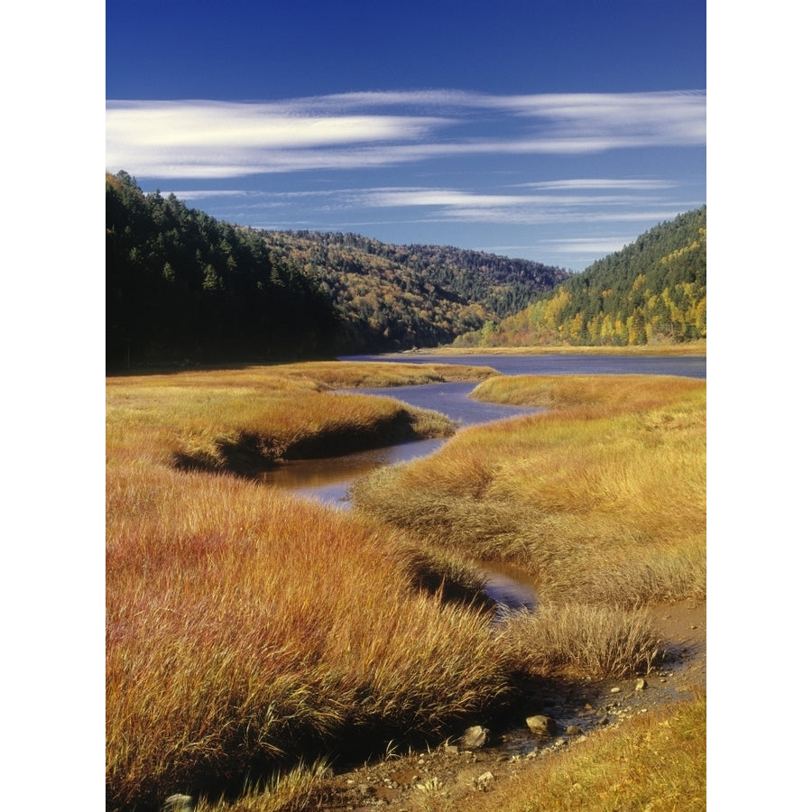 Upper Salmon River Fundy National Park Brunswick Canada Poster Print Image 1