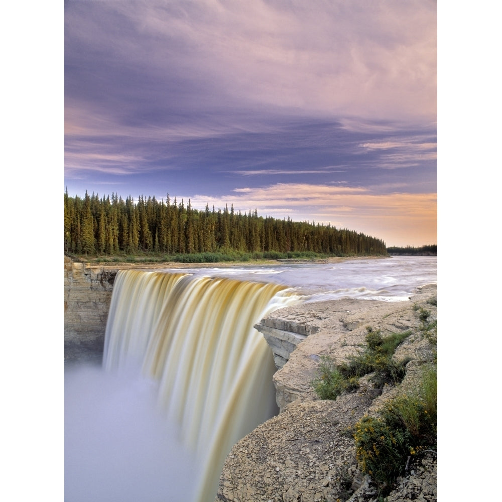 Alexandra Falls Hay River Northwest Territories Canada Poster Print Image 2