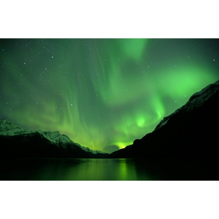 Northern Lights Haines Alaska Poster Print Image 1