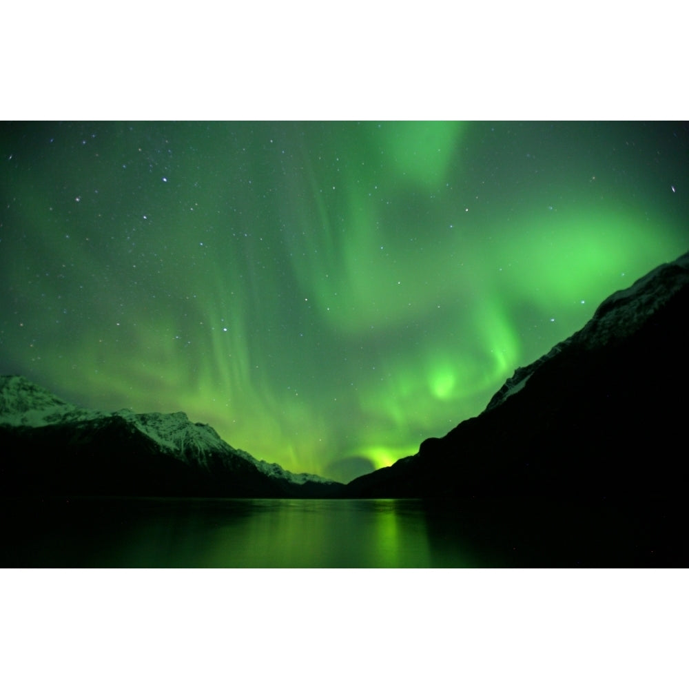 Northern Lights Haines Alaska Poster Print Image 2