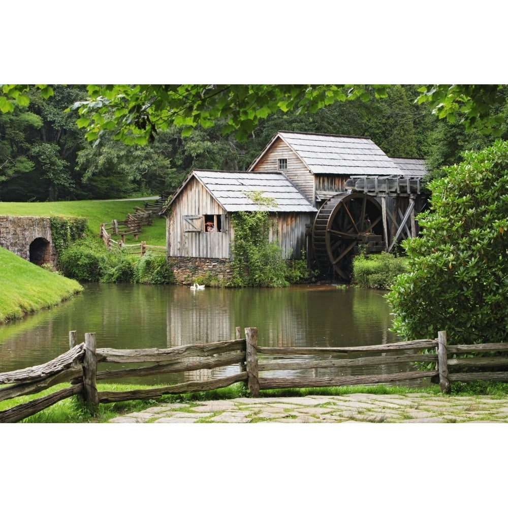 Mabry Mill Blue Ridge Parkway National Park Virginia Poster Print Image 1