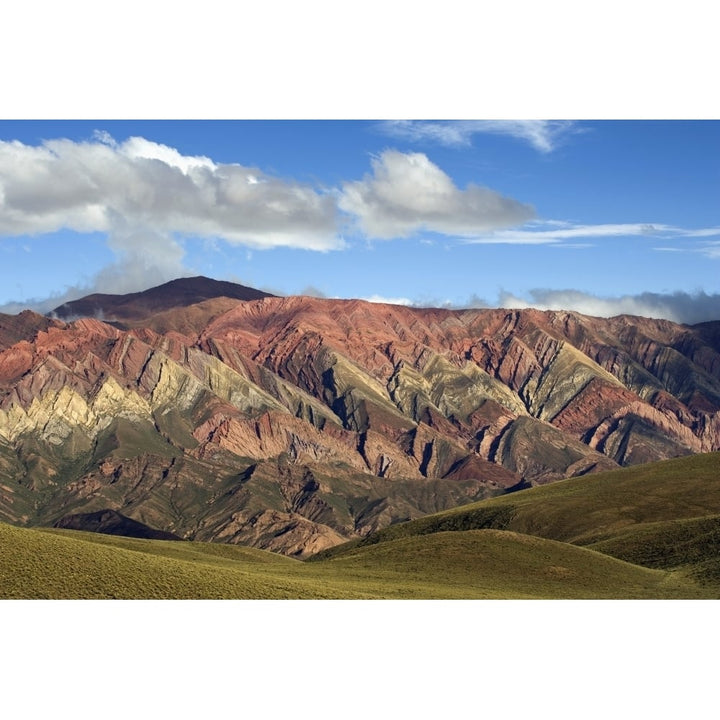 Serrania Del Hornacal Mountain Range Jujuy Argentina Poster Print Image 1