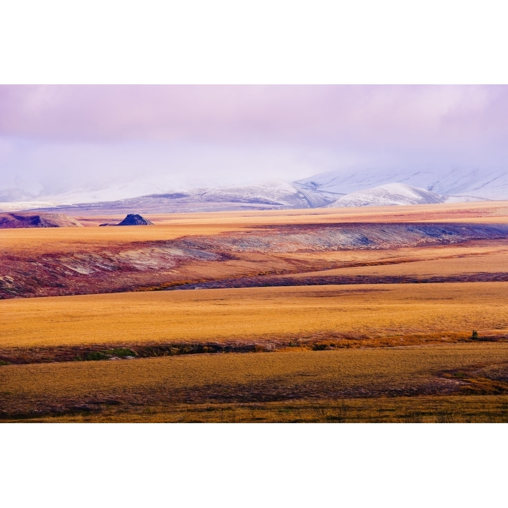 Fall Colours And Richardson Mountains Dempster Highway Yukon Poster Print Image 1