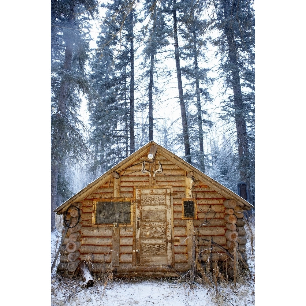 Hunting Cabin Alberta Poster Print Image 1