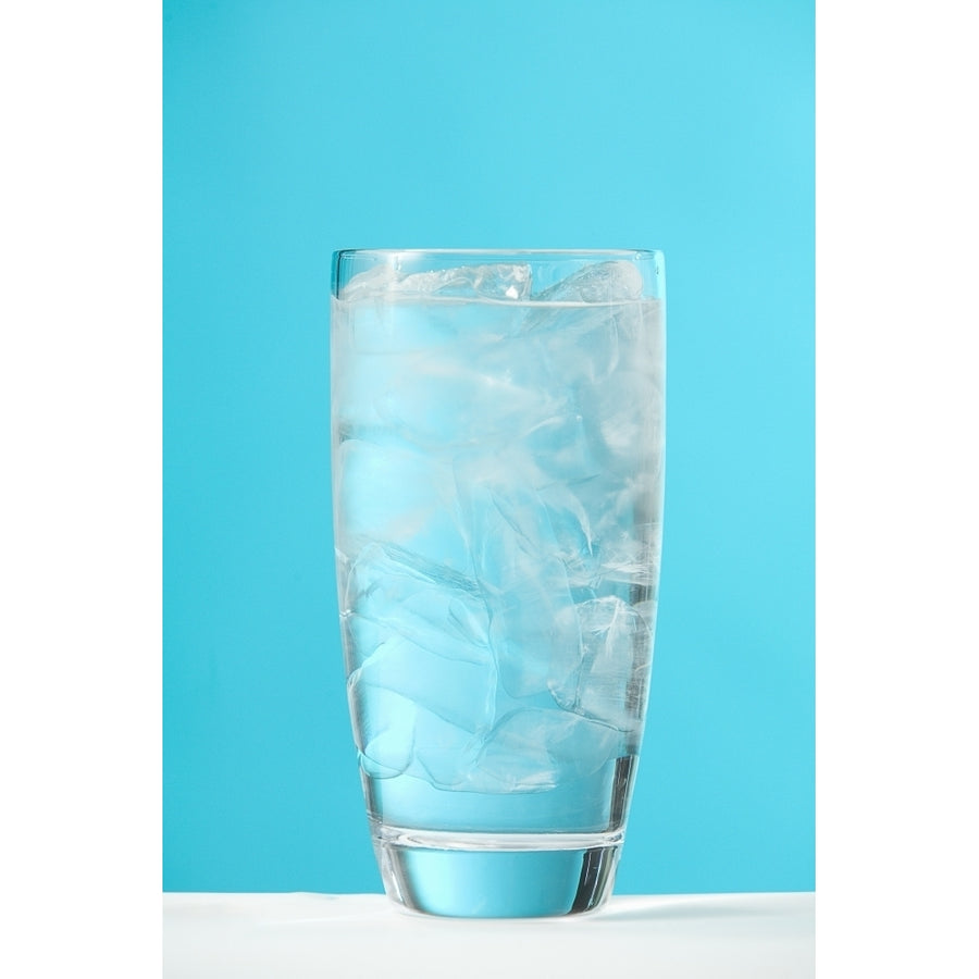 Very Full Glass Of Water With Ice Poster Print Image 1