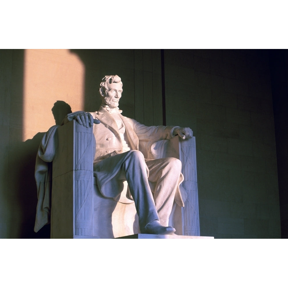 Sideview Lincoln Memorial /Nwashington Dc Usa Poster Print Image 1